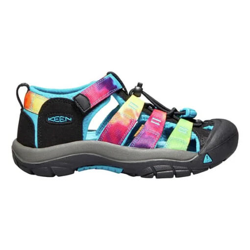 Keen Younger Kids' Newport H2 Sandals Grey, Blue & Pink -Keen Shoes Shop ke 1018441 002