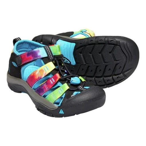 Keen Younger Kids' Newport H2 Sandals Grey, Blue & Pink -Keen Shoes Shop ke 1018441 003