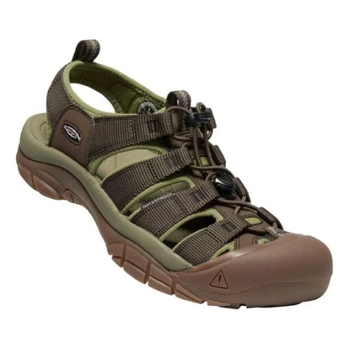 Sandals Keen Newport H2 Light Brown Green -Keen Shoes Shop ke 1025999 001