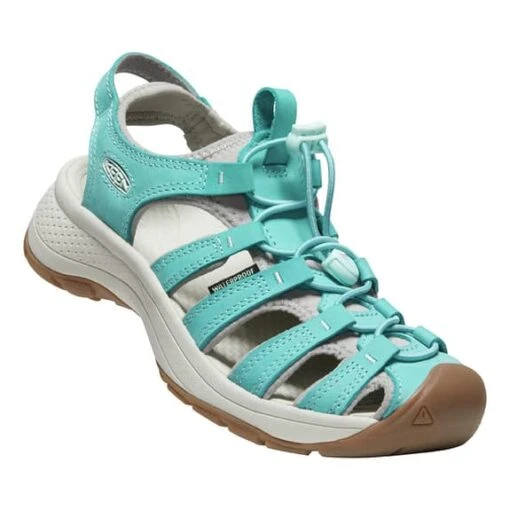 Sandals Keen Astoria West Leather Light Blue Women -Keen Shoes Shop ke 1026152 001