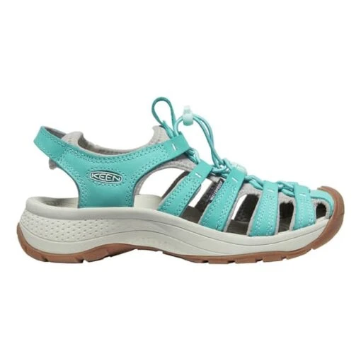 Sandals Keen Astoria West Leather Light Blue Women -Keen Shoes Shop ke 1026152 003