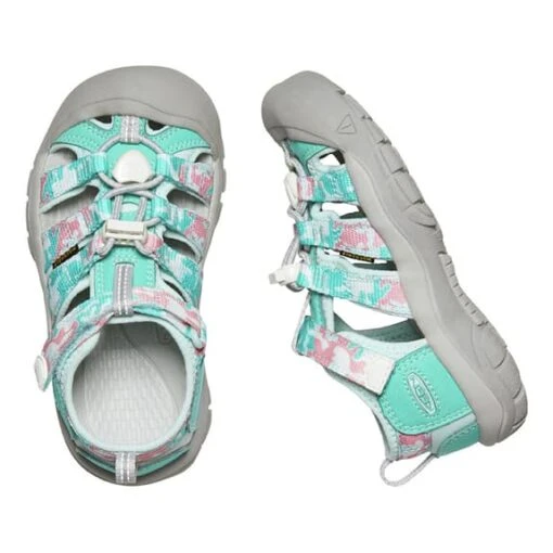 Sandals Keen Newport H2 Light Blue Grey Pink Baby -Keen Shoes Shop ke 1026267 005